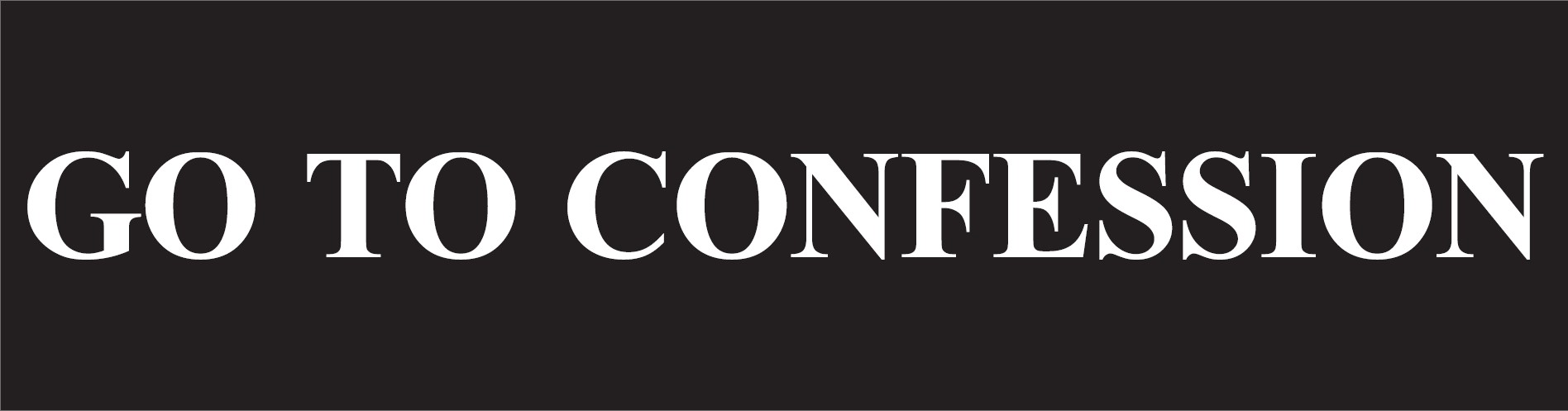 Go to Confession